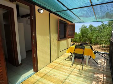 Covered decking