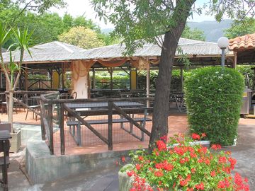 Restaurant terrace