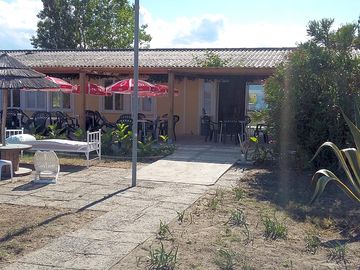 Approach to the terrace