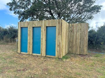 Toilet block