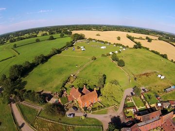 Aerial view of the site