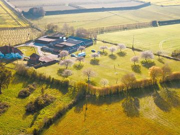 Aerial view of the site