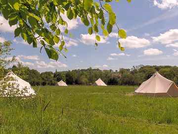 Tents on site