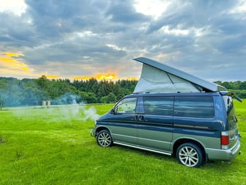 Visitor image of the campervan pitch