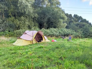 Visitor image of the large wilderness pitch