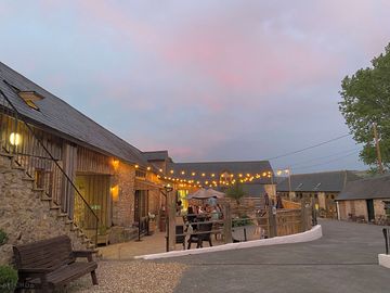 Outdoor patio area