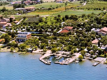 Aerial view of the site