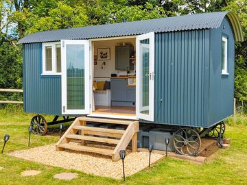 Shepherd's hut exterior