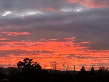 Spectacular sunset