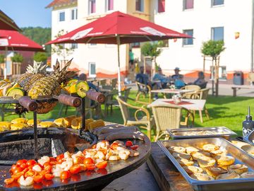 Barbecue in the garden
