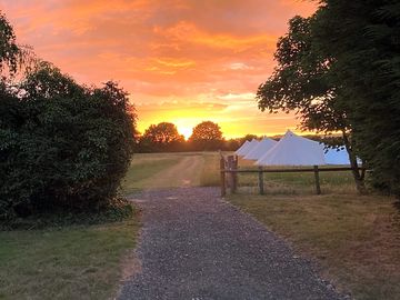 Bell tent glamping makes life easier