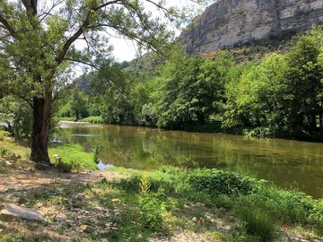 River next to the site