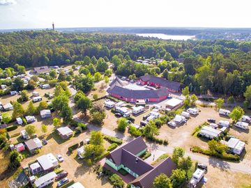 Aerial view of the site