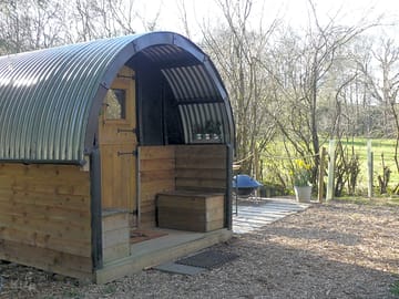 The Ark has facilities for two, with private decking area