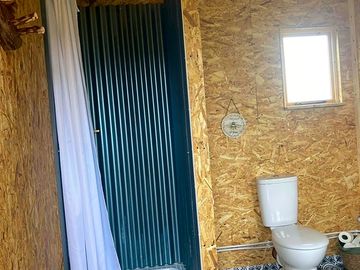 Toilet and shower
