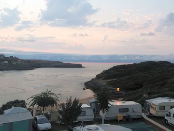 Pitches with sea view