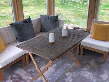 Communal chillout area