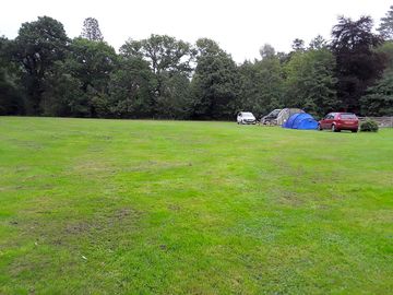Lots of space on the grass pitches