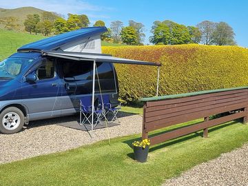 Campervan or small motorhome pitch