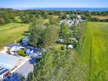 Aerial view of the site