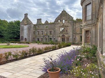 The entrance to kirklinton hall