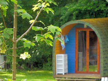 Camping Pod by the riverside