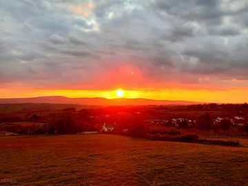 Sunset over Caradon Hill