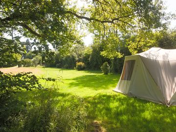Pitches with sun and shade
