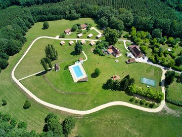 Aerial view of the site