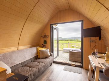 Interior looking out