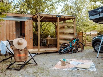 Emplacement sanitaire privé Luxe extérieur