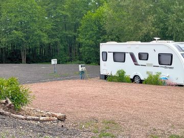 Our hardstanding zone for three units