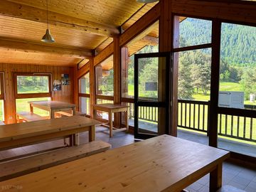 Communal dining room
