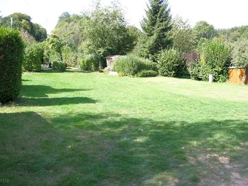 View of the large grass pitches
