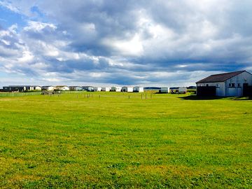 A pitch with a view