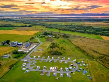 Aerial view of the site