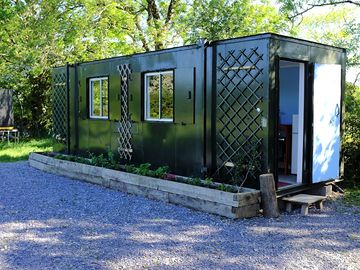 The campsite kitchen.