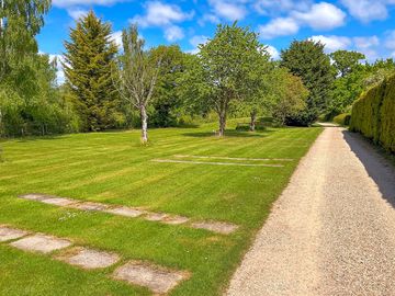 Flagged grass pitches