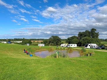 On-site fishing pond