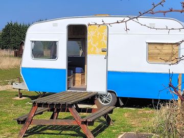 Nancy the vintage touring caravan