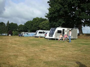 Pitches under the trees
