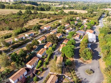 Aerial view of the site