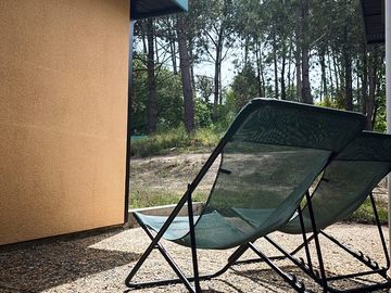 Chairs on the terrace
