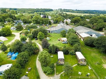 Aerial view of site