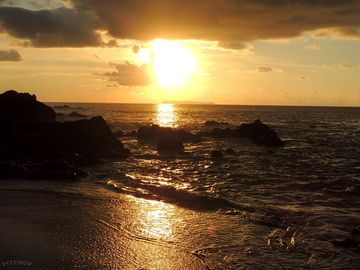 Sunset from the beach