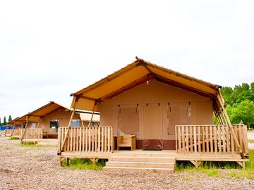 Exterior of the safari tent