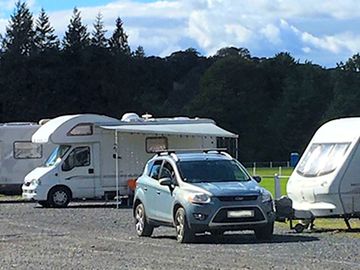 Hardstanding pitches with amazing views