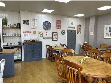 On site cafe - foxes tea room inside