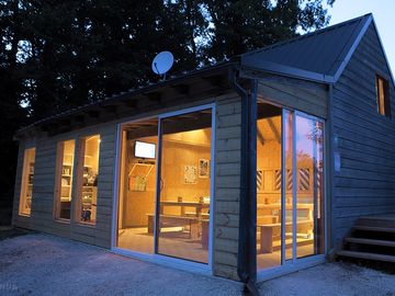 Lodge at night