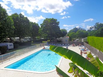 Pool in summer